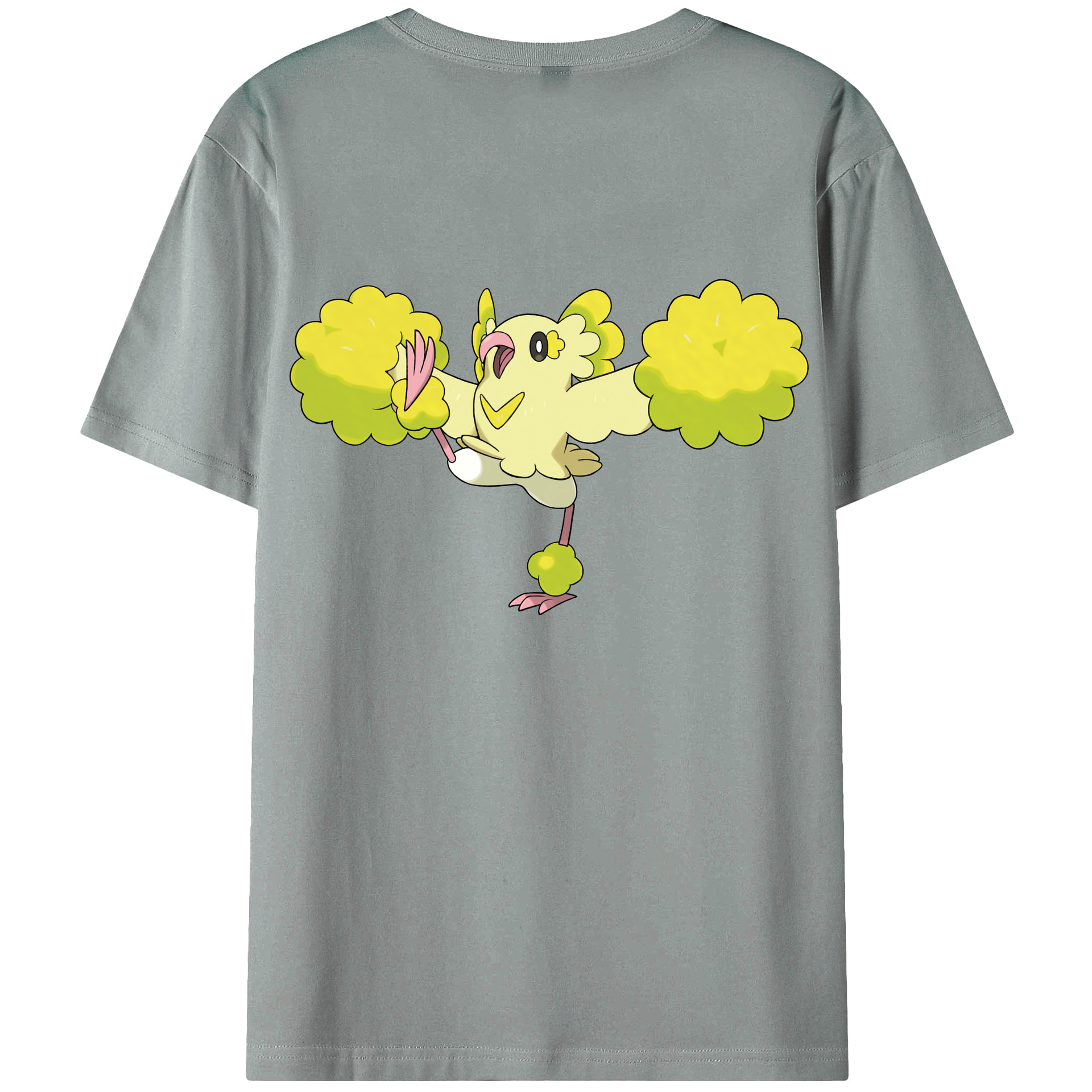 （画像用） ポケットモンスター Pokémon 綿100％ メンズ半袖Tシャツ（バックプリント） 通気性